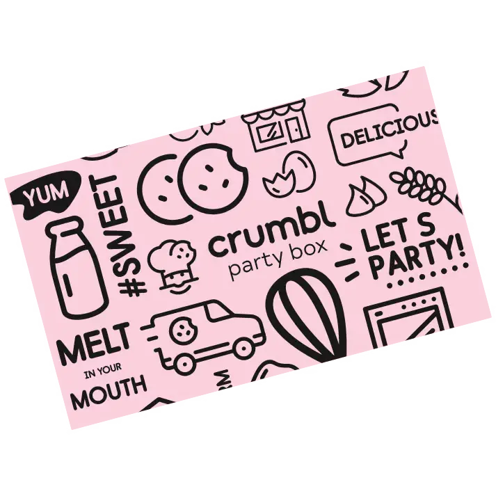 crumbl Empty Party Box