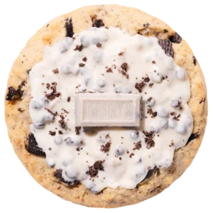 Crumbl White Drop Cookie ft. HERSHEY'S Cookies 'n' Creme