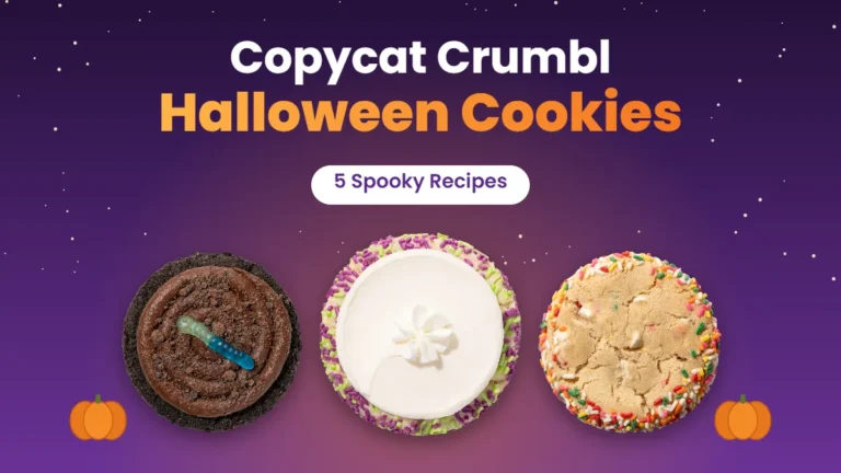 Copycat Crumbl Halloween cookies