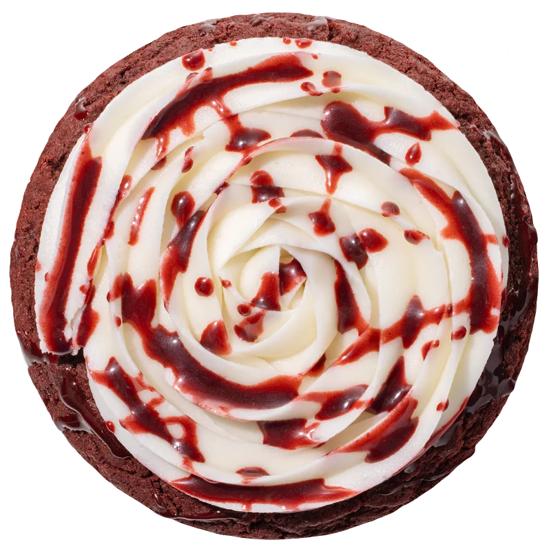 Crumbl Spooky Red Velvet Cookie